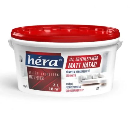 Héra beltéri falfesték fehér 2 L