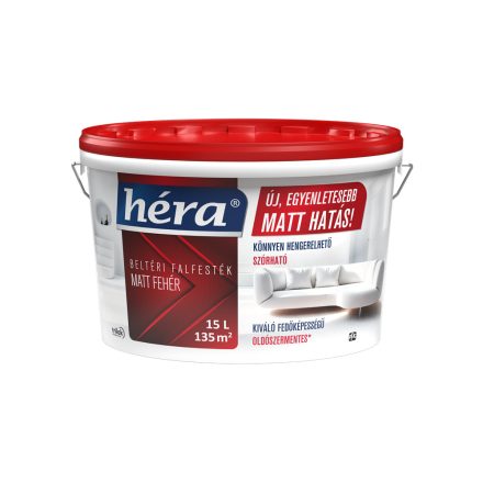 Héra beltéri falfesték fehér 15 L