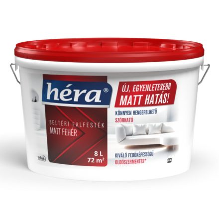 Héra beltéri falfesték fehér 8 L