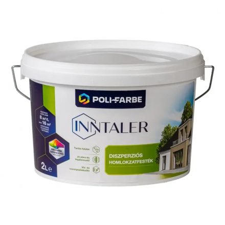Poli-Farbe Inntaler homlokzatfesték fehér 2 liter
