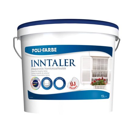 Poli-Farbe Inntaler homlokzatfesték fehér 15 liter