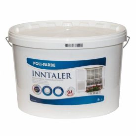 Poli-Farbe Inntaler homlokzatfesték fehér 8 liter