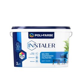 Poli-Farbe Inntaler beltéri falfesték fehér 2 Liter