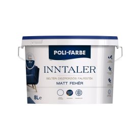 Poli-Farbe Inntaler beltéri falfesték fehér 8 Liter