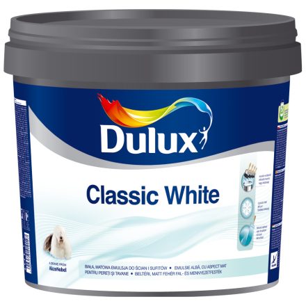 Dulux Classic White beltéri fehér falfesték 3L